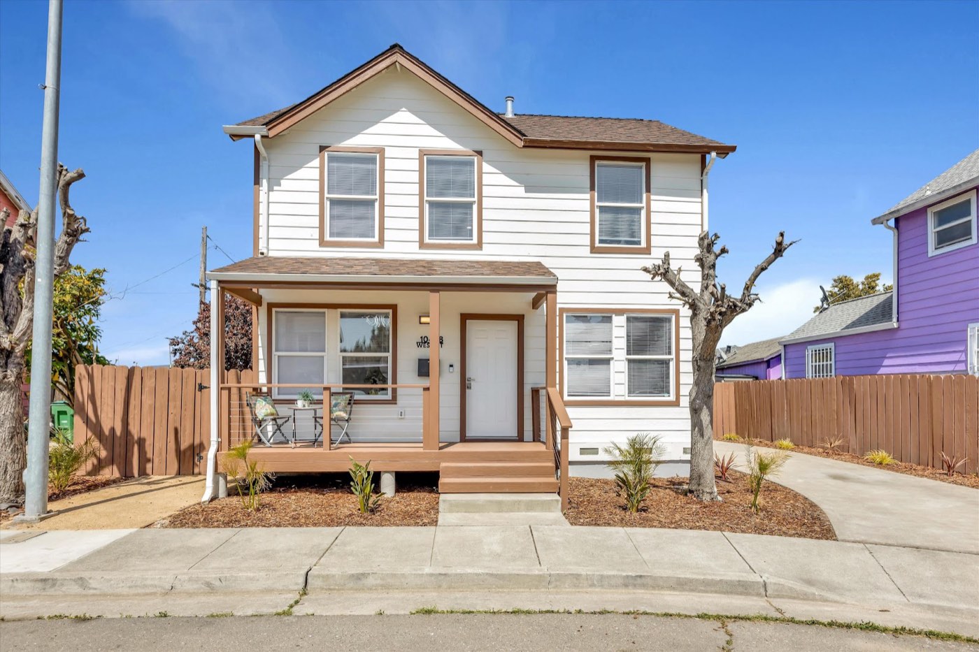 New two-story single-family home